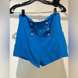BOOHOO SHORTS — US SIZE 4 — BLUE